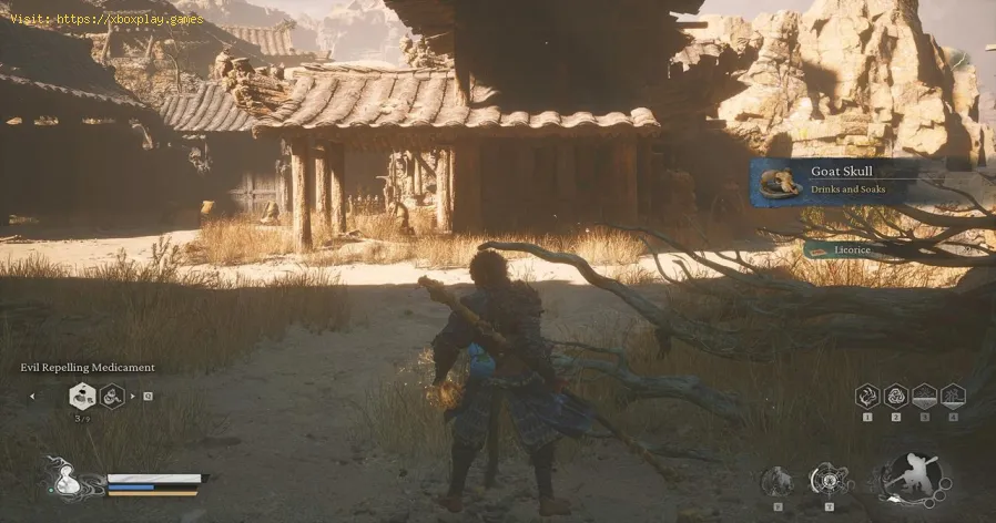 Black Myth Wukong: Ubicación del remojo del cráneo de cabra