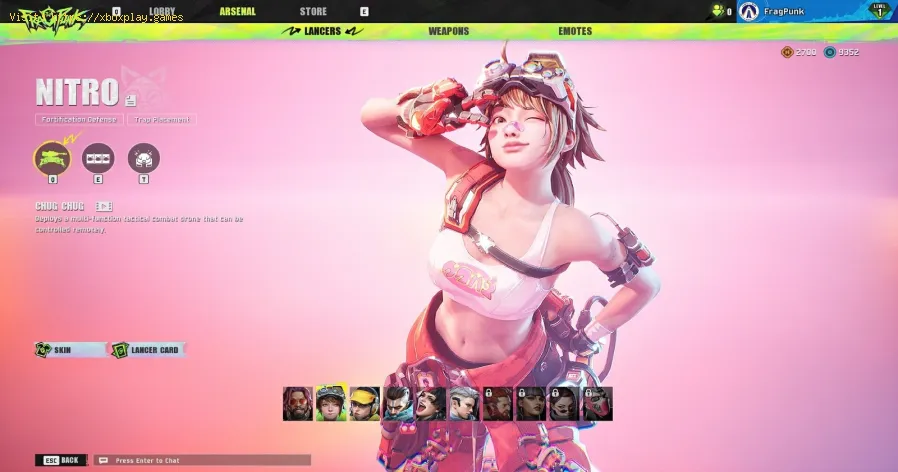 FragPunk: Tutte le armi in versione beta