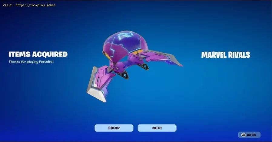 Fortnite: Obtenha o planador Marvel Rivals grátis