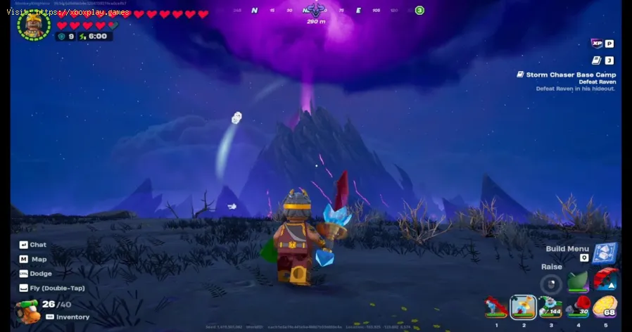 LEGO Fortnite Odyssey: Come visitare una tempesta