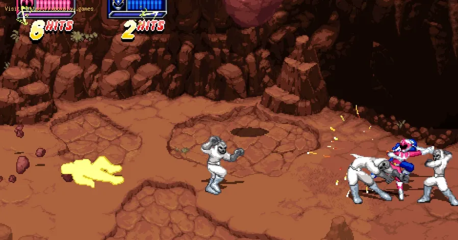 Mighty Morphin Power Rangers: todos os objetivos no Canyon Path