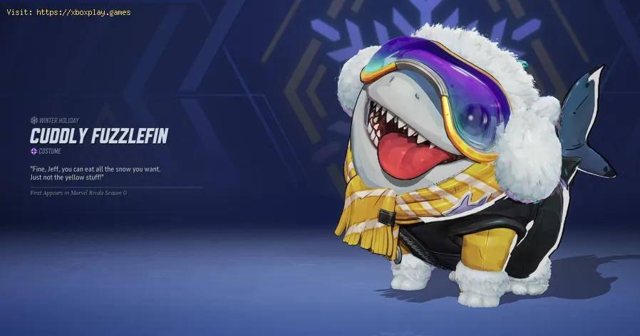 Marvel Rivals: a skin gratuita do Jeff Cuddly Fuzzlefin