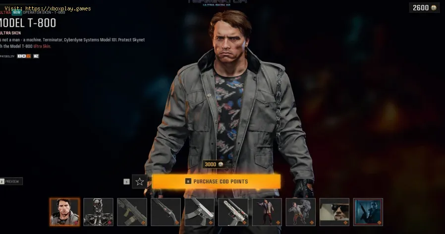 Todas as recompensas do evento Terminator em Black Ops 6 e Warzone