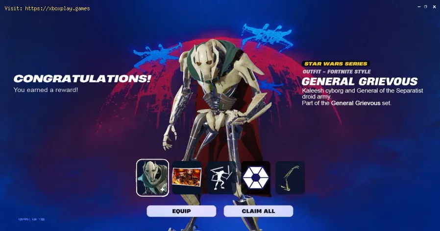 Fortnite: Como obter o General Grievous