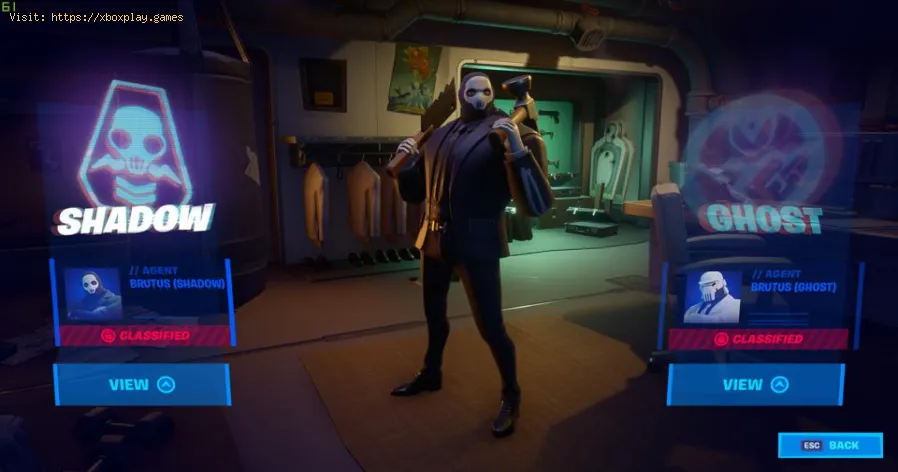 Fortnite: obter os estilos de agente do Ghost Pass Shadow Battle Pass