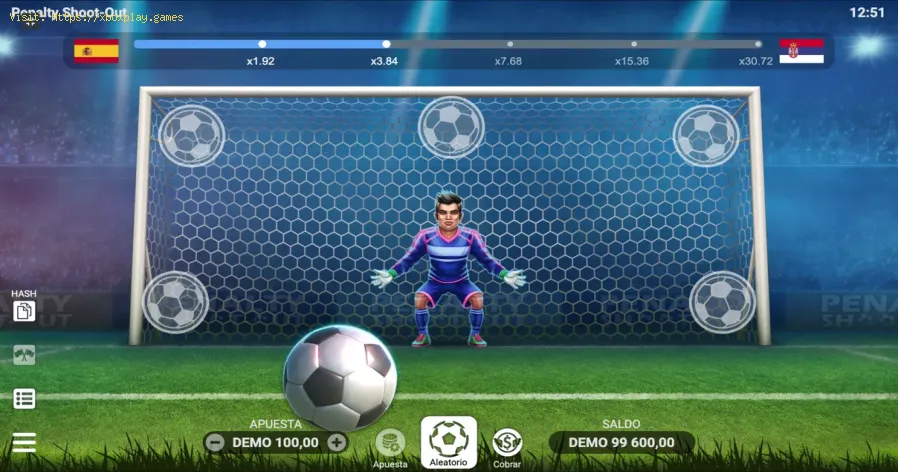 Penalty Shoot-out: fútbol arcade al estilo Evoplay