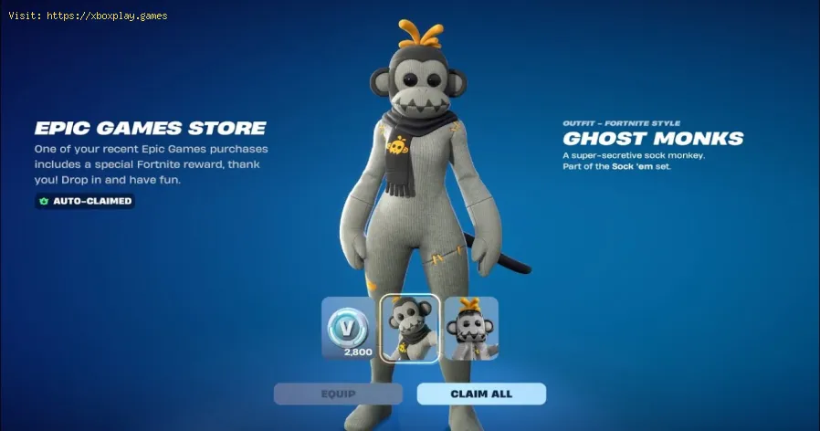 Fortnite: How to unlock Ghost Monks for free