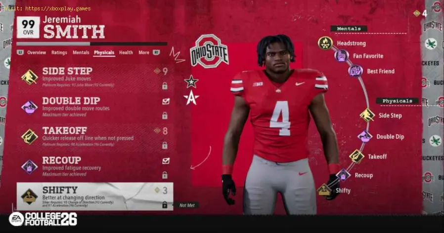 College Football 26: Comment mettre à niveau le lecteur