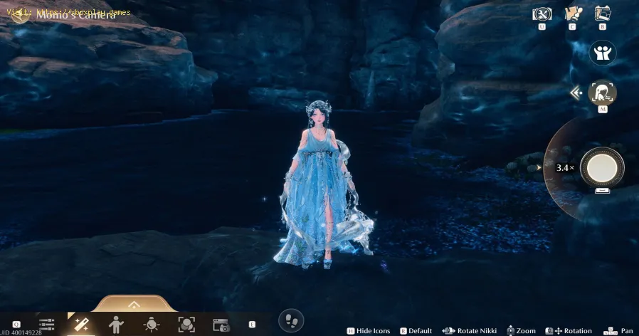 Infinity Nikki: Schnapp dir blaue Tränen in der Höhle des Campingplatzes