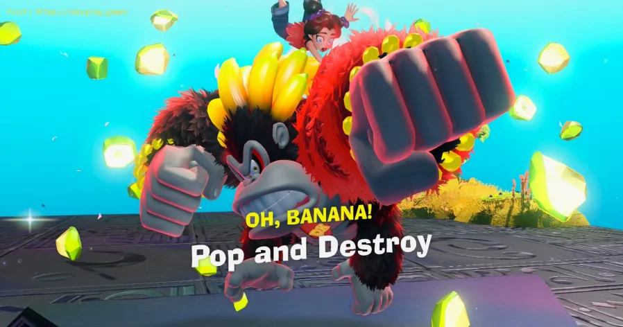 Donkey Kong Bananza: Camada de Lagoa SL 102 Gema de Banandium
