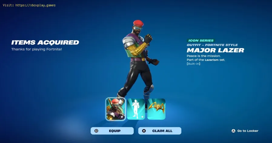Fortnite: Comment obtenir le skin Major Lazer (2025)