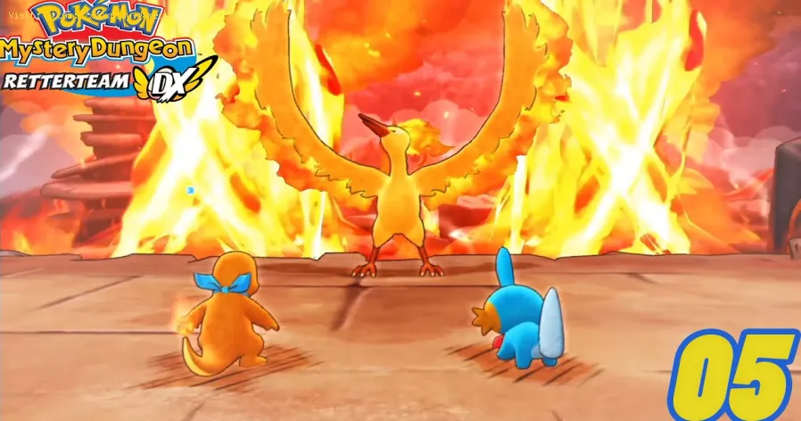 Pokemon Mystery Dungeon DX: Wie man Moltres besiegt