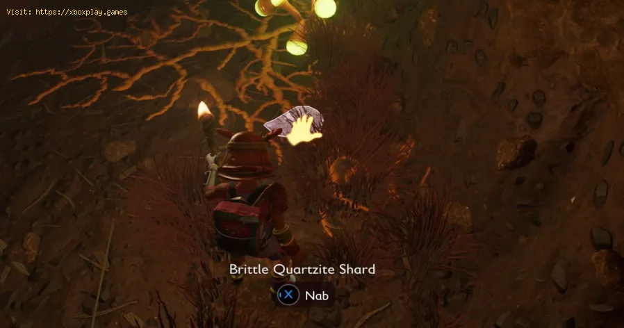 Grounded 2: quartzito quebradiço para pedra de amolar quebradiça