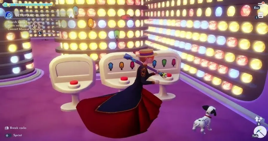 Dreamlight Valley: tutti i luoghi dei ricordi dei concerti pop