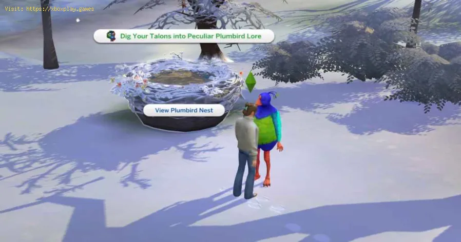 The Sims 4でPeculiar Plumbirdを見つける場所-1