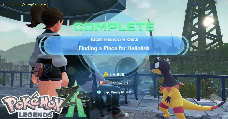 Pokemon Legends Z-A: Einen Platz für Heliolisk finden