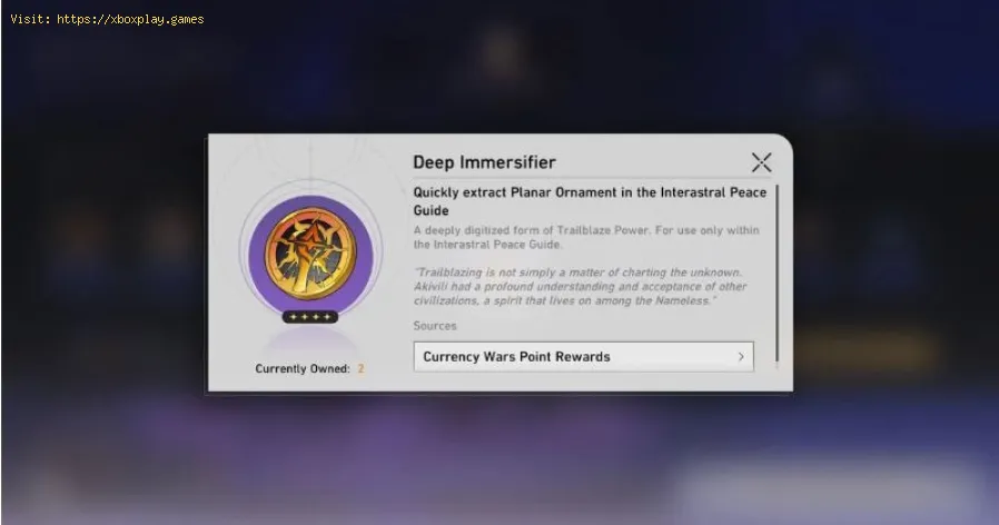 Honkai Star Rail: Comment obtenir Deep Immersifier