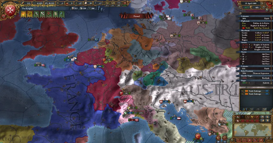 Europa Universalis 5軍隊が動かないエラーを修正する方法-1