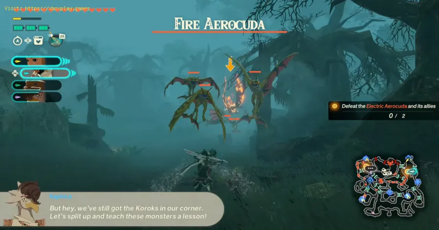 Hyrule Warriors Age of Imprisonmentで「霧の覆い」を完了する方法-1