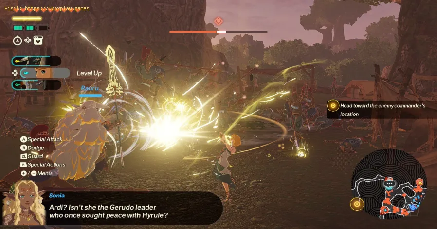 Hyrule Warriors Age of Imprisonmentで「Time for Action」を完了する方法-1