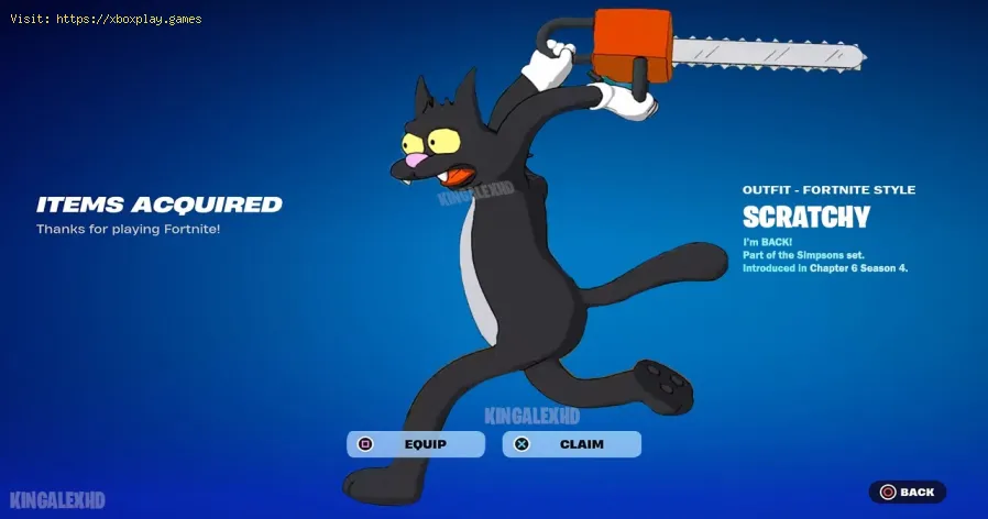 Fortnite: Dónde encontrar a Scratchy en Los Simpson