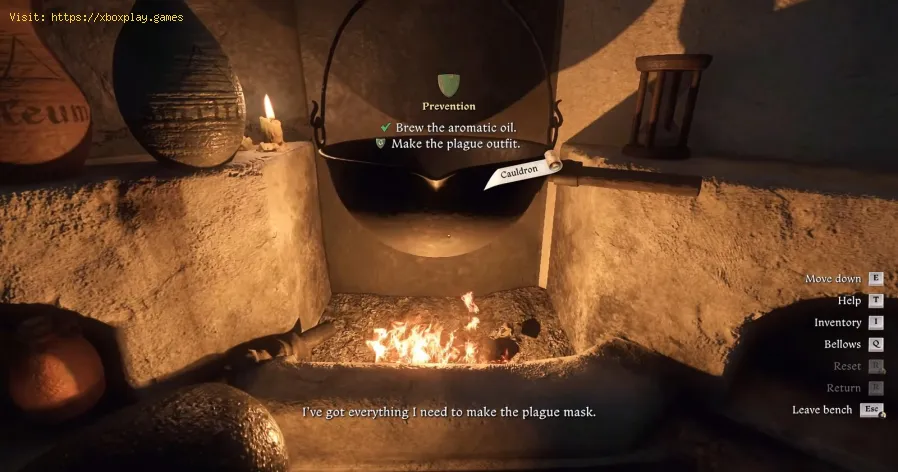 Kingdom Come Deliverance 2: Faça uma máscara contra a peste