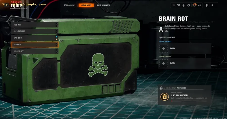 BO7 Zombies: Desbloquea el mod de munición Brain Rot