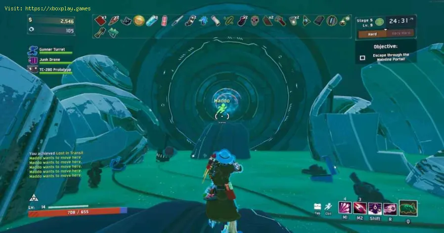 Risk of Rain 2 Alloyed Collective: Terminez la quête «Perdu en transit».