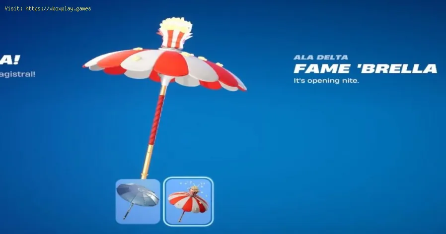 Fortnite : Fame 'Brella in Chapter 7 Season 1
