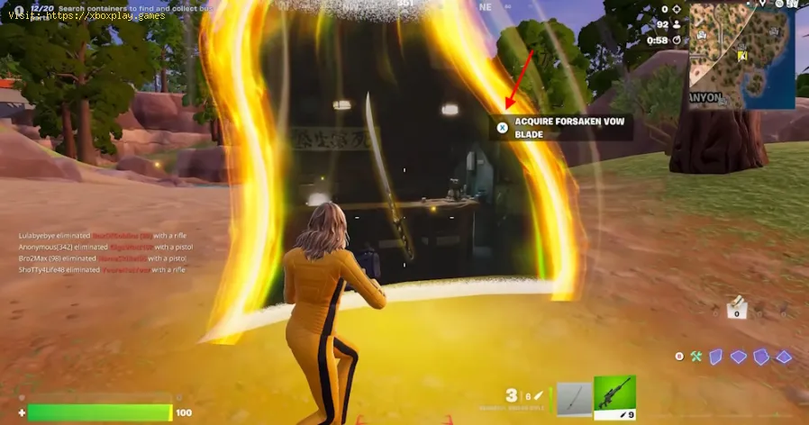 Fortnite: Get the Forsaken Vow Blade