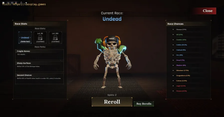 The Forge: How to Get Race Rerolls