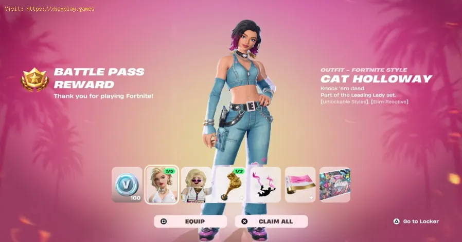 Fortnite: Comment débloquer tous les cosmétiques de Cat Holloway