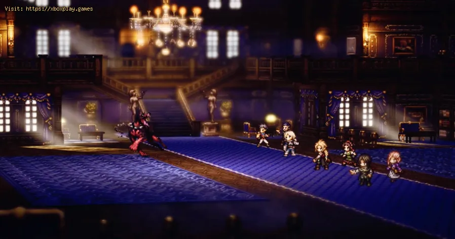 Octopath Traveler 0 : Emplacement du chien de garde d'élite menaçant
