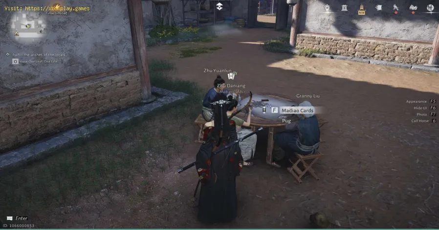 Where Winds MeetのすべてのMadiaoカードの場所-1