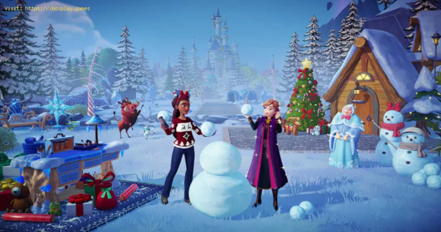 Disney Dreamlight Valleyで雪だるまの建材を売る方法-1