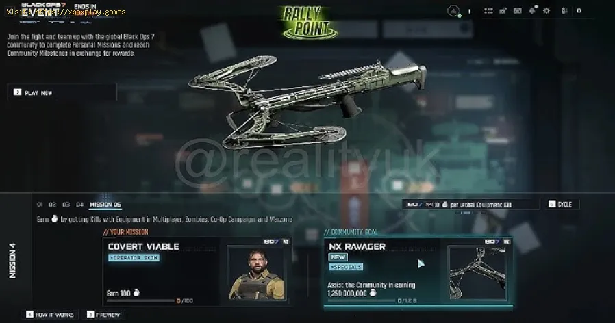 Toutes les récompenses des événements Points de ralliement dans BO7 et Warzon