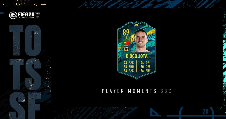 FIFA 20: Como concluir momentos de Diogo Jota SBC