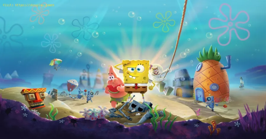 colhereiro dourado da floresta de algas em Bob Esponja Calça Quadrada