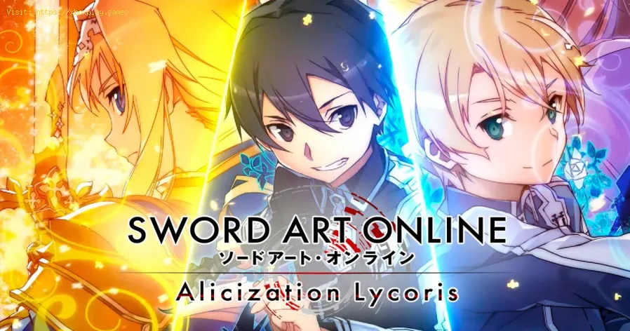 Sword Art Online Alicization Lycoris: Como salvar o seu jogo