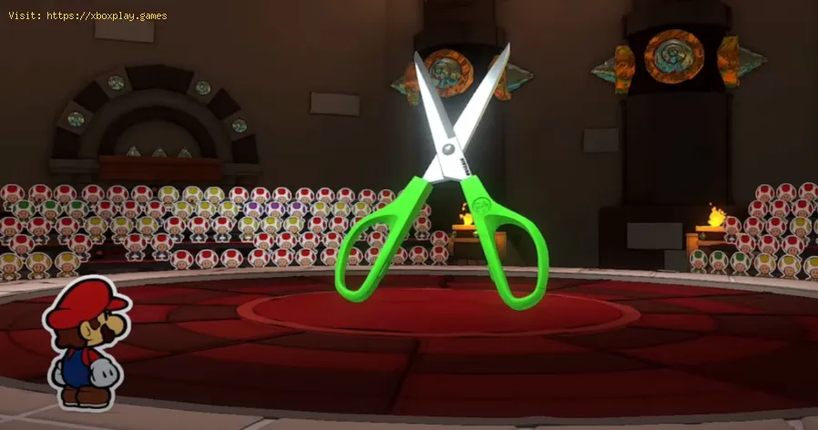 Paper Mario Origami King: Como vencer a tesoura