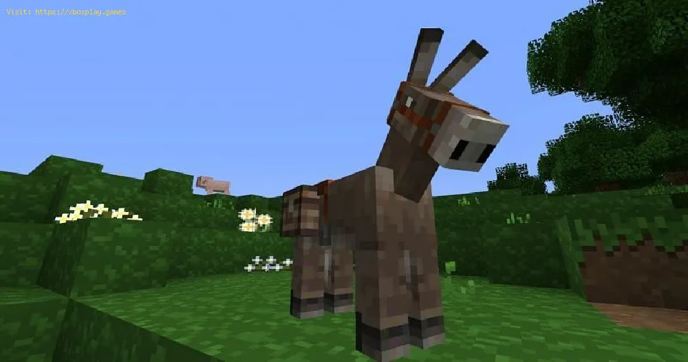 Minecraft：ロバを飼いならす方法