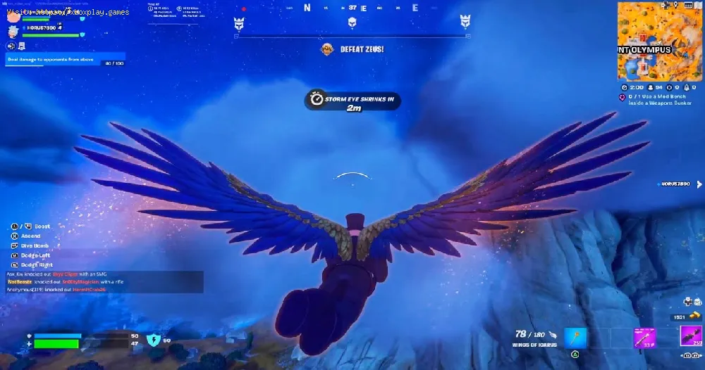 get the Wings of Icarus in Fortnite