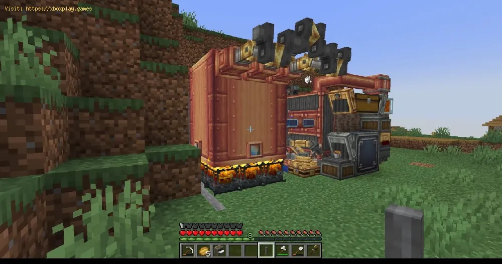 Minecraftで溶鉱炉を作る方法