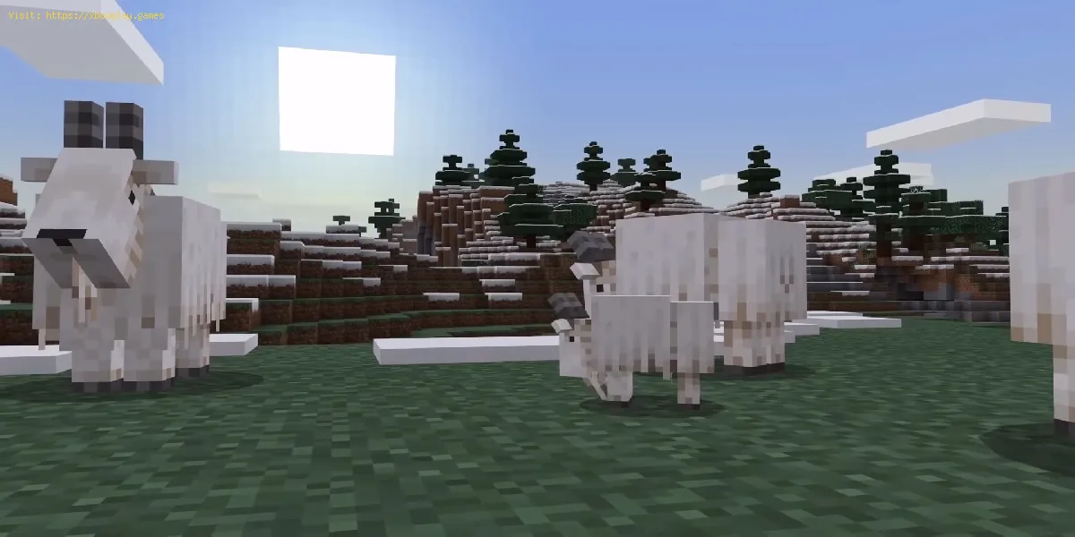 Minecraft: wo man Ziegen findet