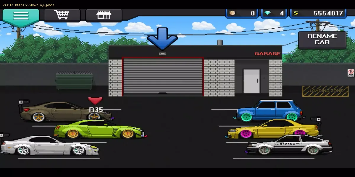 Pixel Car Racer : comment débloquer l'histoire