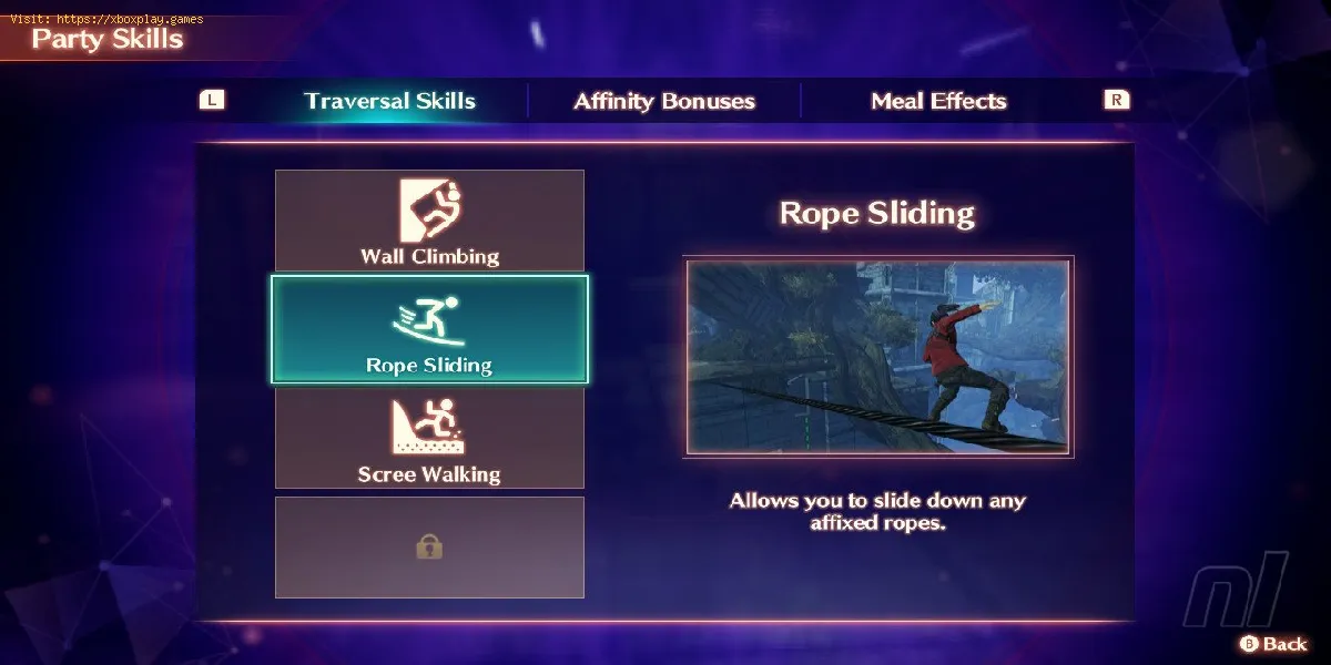 Come ottenere l'abilità di scorrimento della corda traversa in Xenoblade Chronicles 3