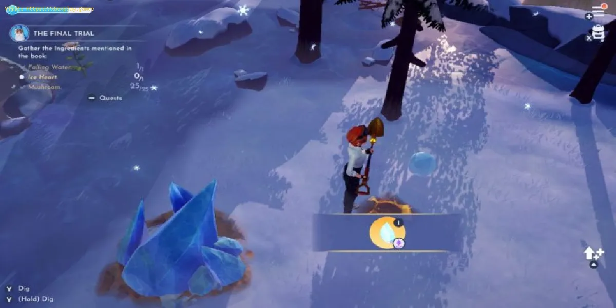 Comment obtenir un flacon d'eau glacée dans Disney Dreamlight Va