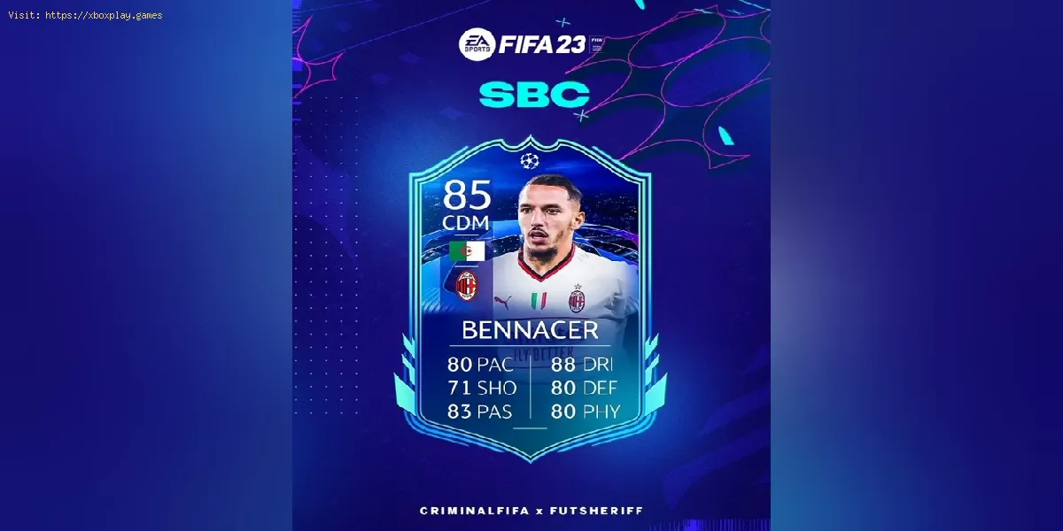 Cómo completar RTTK Ismael Bennacer SBC en FIFA 23
