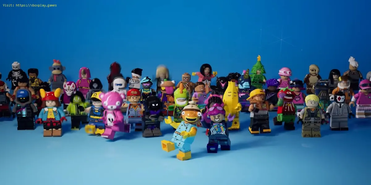 Qual é o tamanho do grupo em LEGO Fortnite?