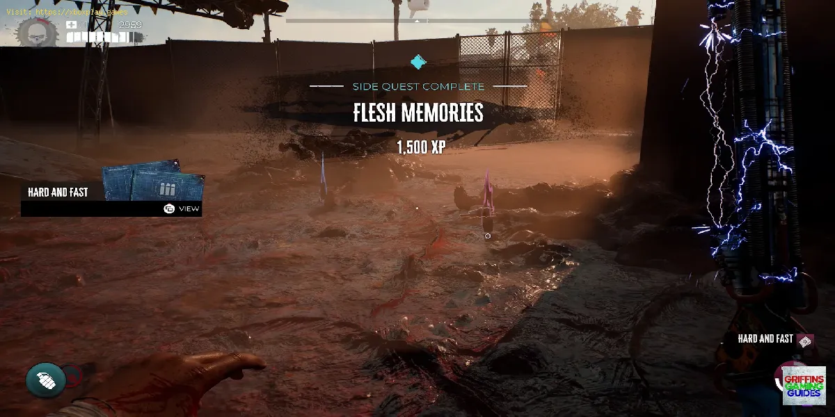 Memórias de carne completas em Dead Island 2